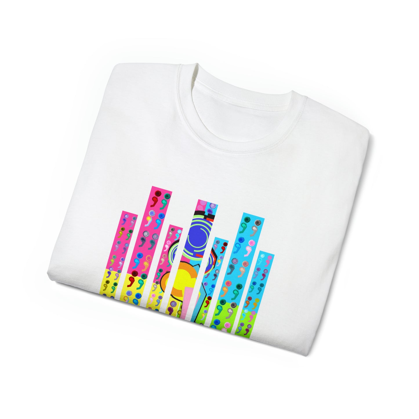 Semicolon Pop Art Unisex T-shirt