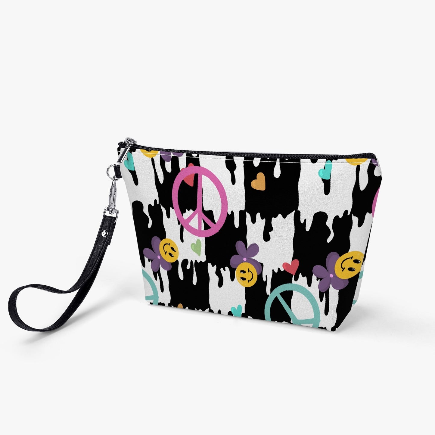 Psychedelic Smiley wristlet