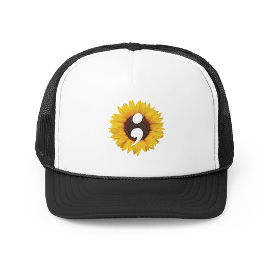 Trucker Cap Semicolon Sunflower